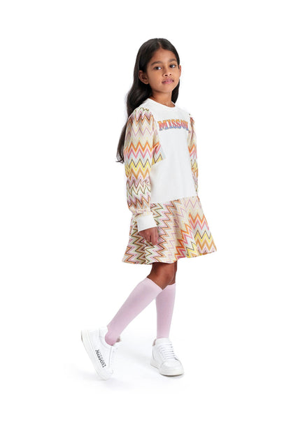 Missoni 女童锯齿形毛衣裙（多色）