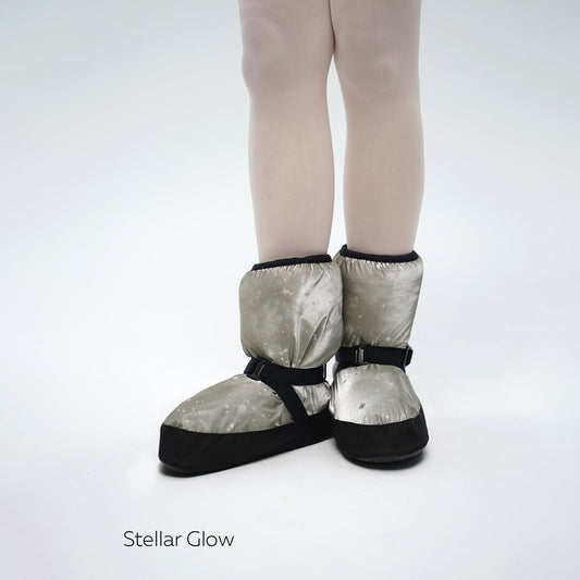 女童香槟色芭蕾舞保暖鞋(M-68/1/Stellar Glow)