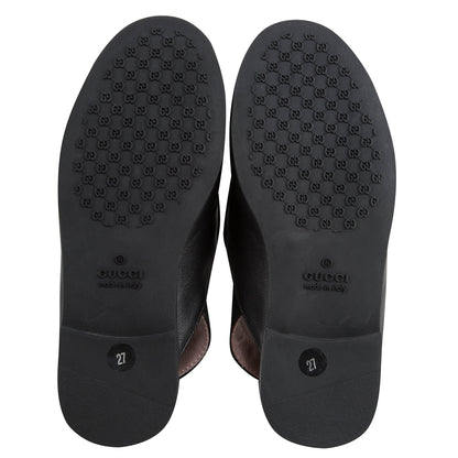 Girls Black Logo Shoes