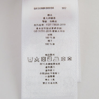 女婴白色棉连体衣