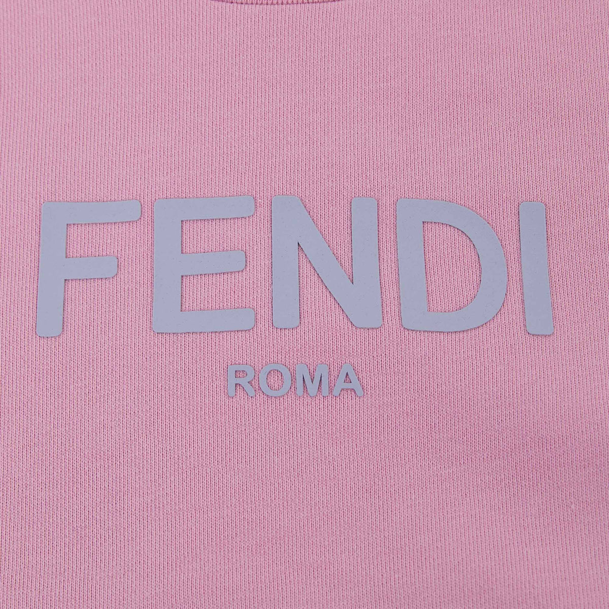 女童粉色Logo棉卫衣