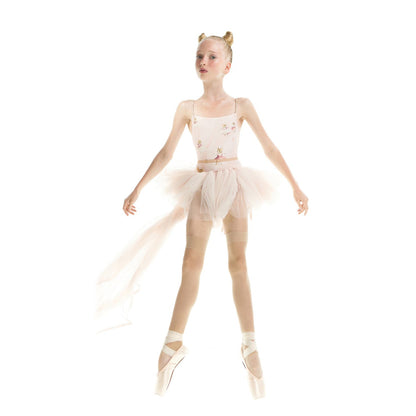 女童淡粉色芭蕾舞TuTu裙