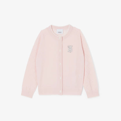 女童粉色Logo开衫