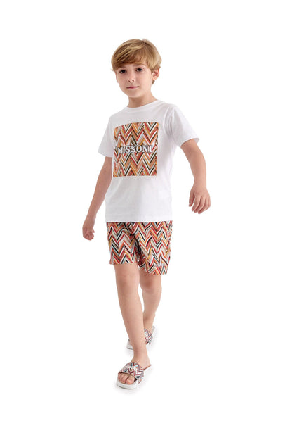 Missoni 男童锯齿形泳裤（多色）