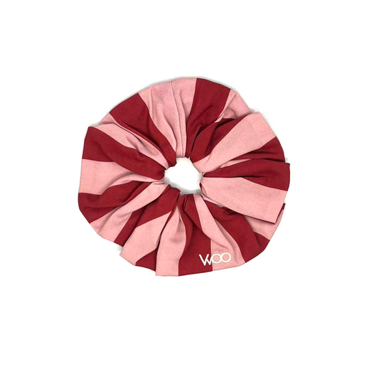 粉色&红色条纹发圈