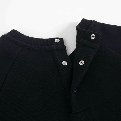 儿童黑色Logo棉卫衣