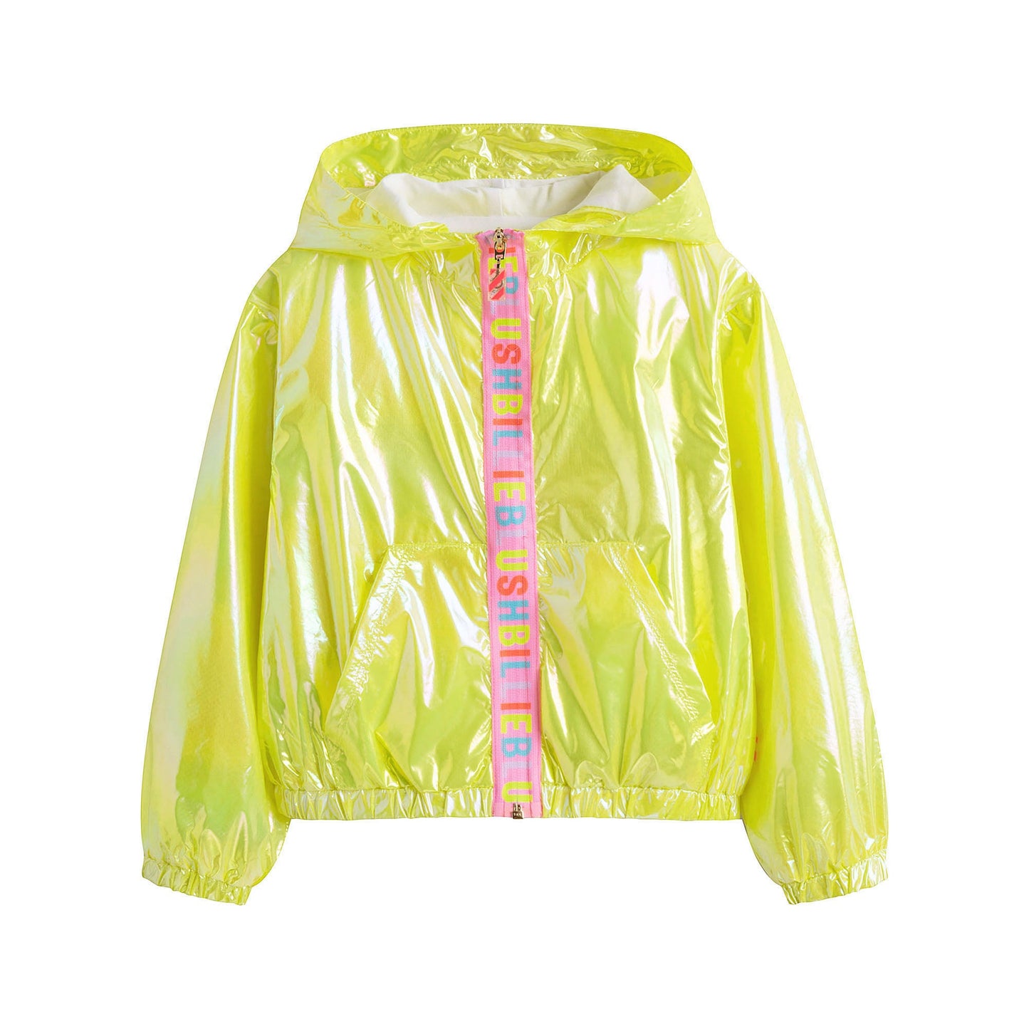 女童黄色拉链夹克