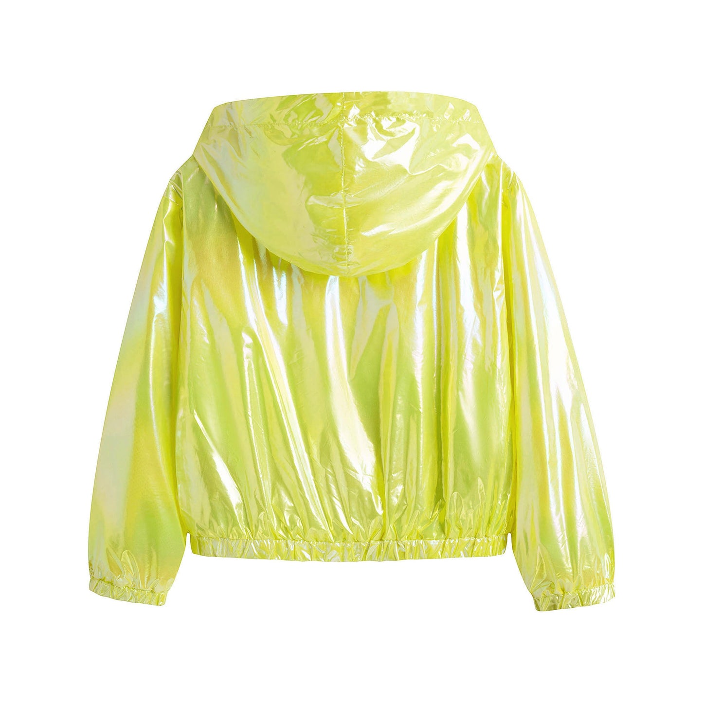 女童黄色拉链夹克