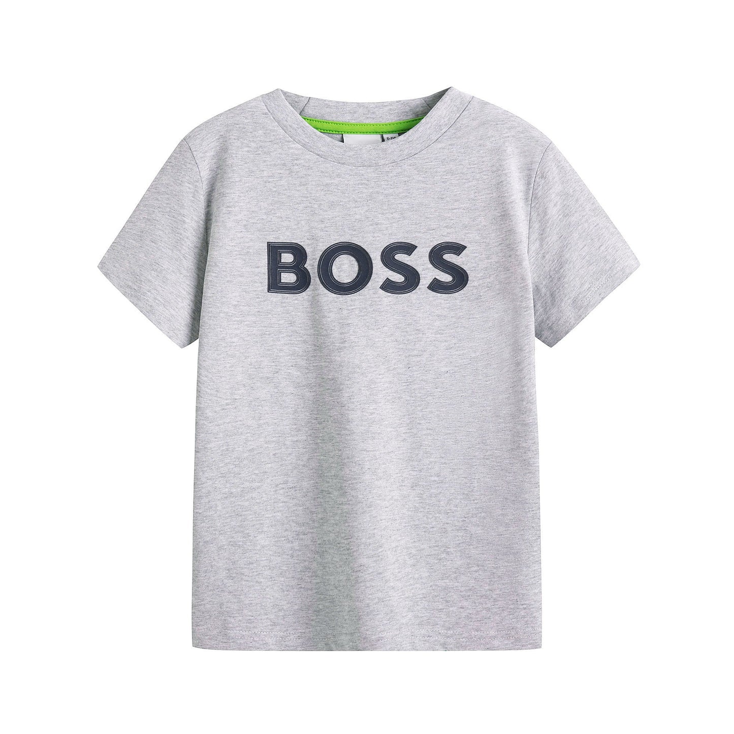 男童灰色Logo棉T恤