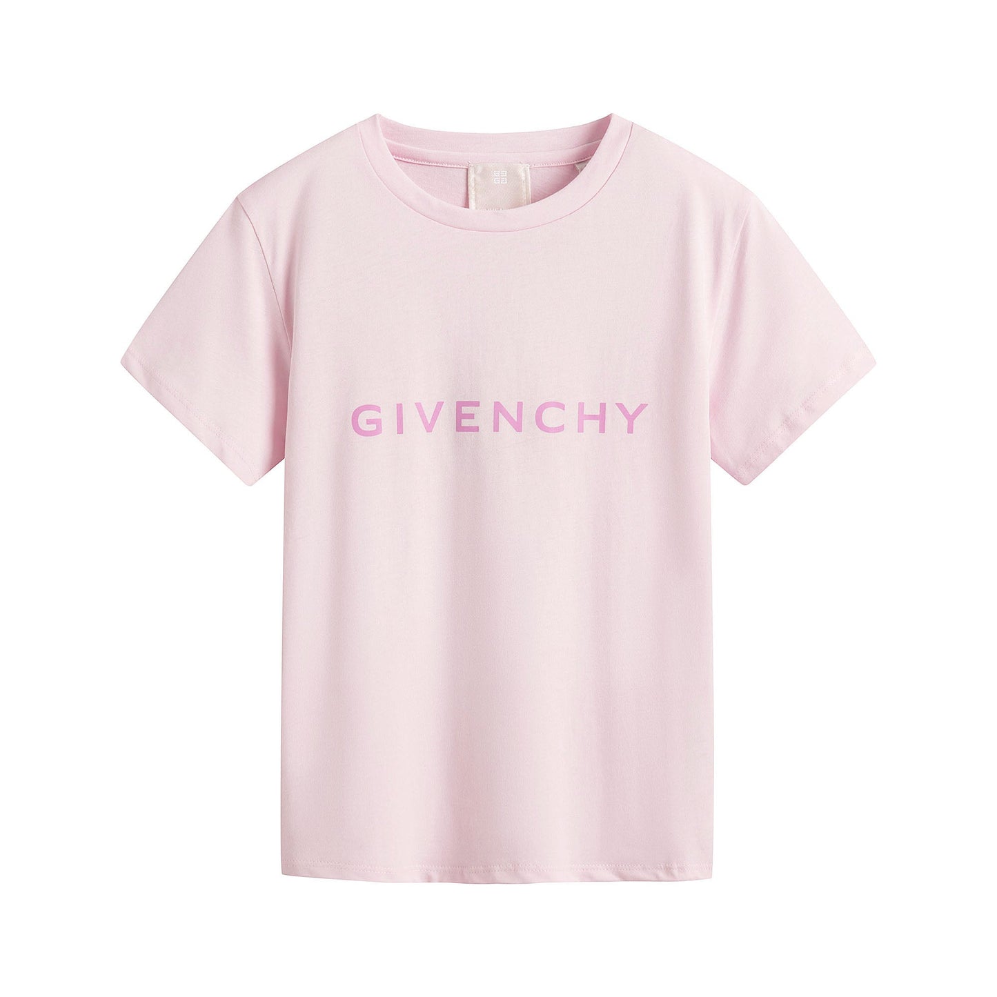 女童粉色Logo棉T恤