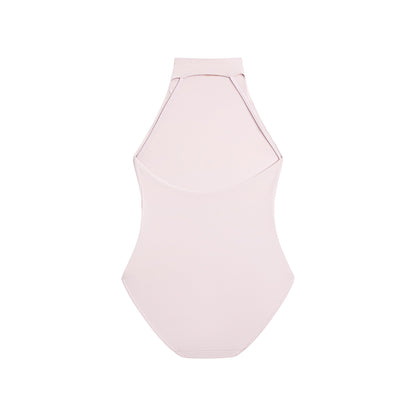 女士珍珠粉"CHOKER"芭蕾舞连体衣(201LE20VL/pearl blush)