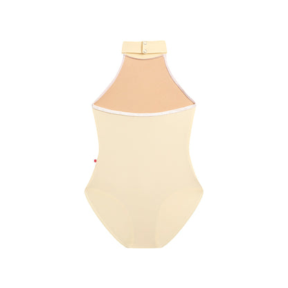 女童香草黄"Sarah/T-Vanilla/CV-Misty Rose"芭蕾舞连体衣