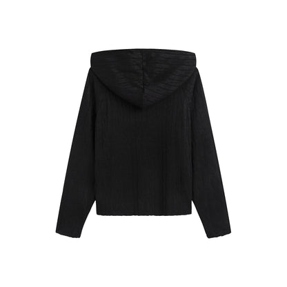 女童黑色芭蕾舞连帽上衣(DAD5038/black)