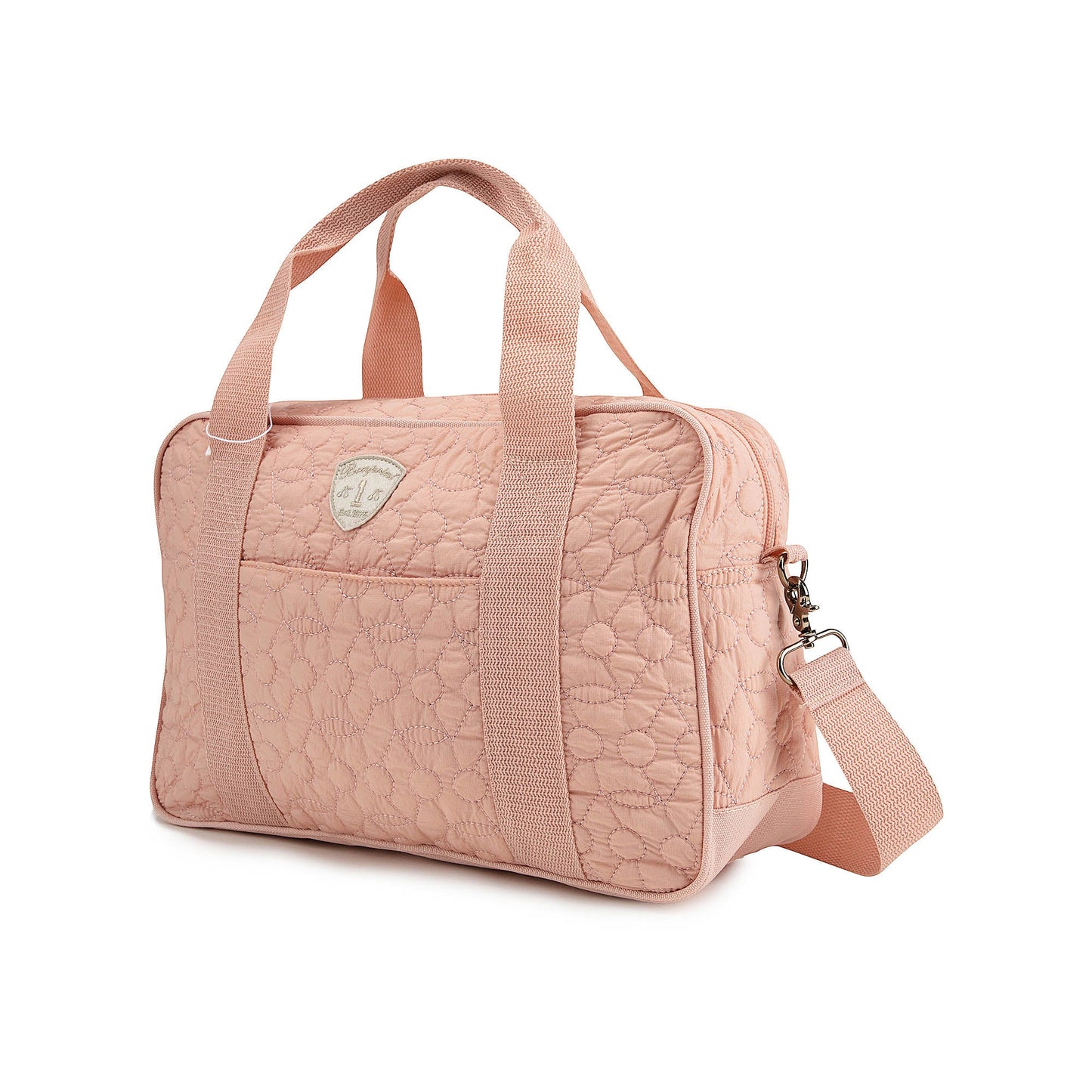 女童玫瑰粉色手提包(34x22x11cm)