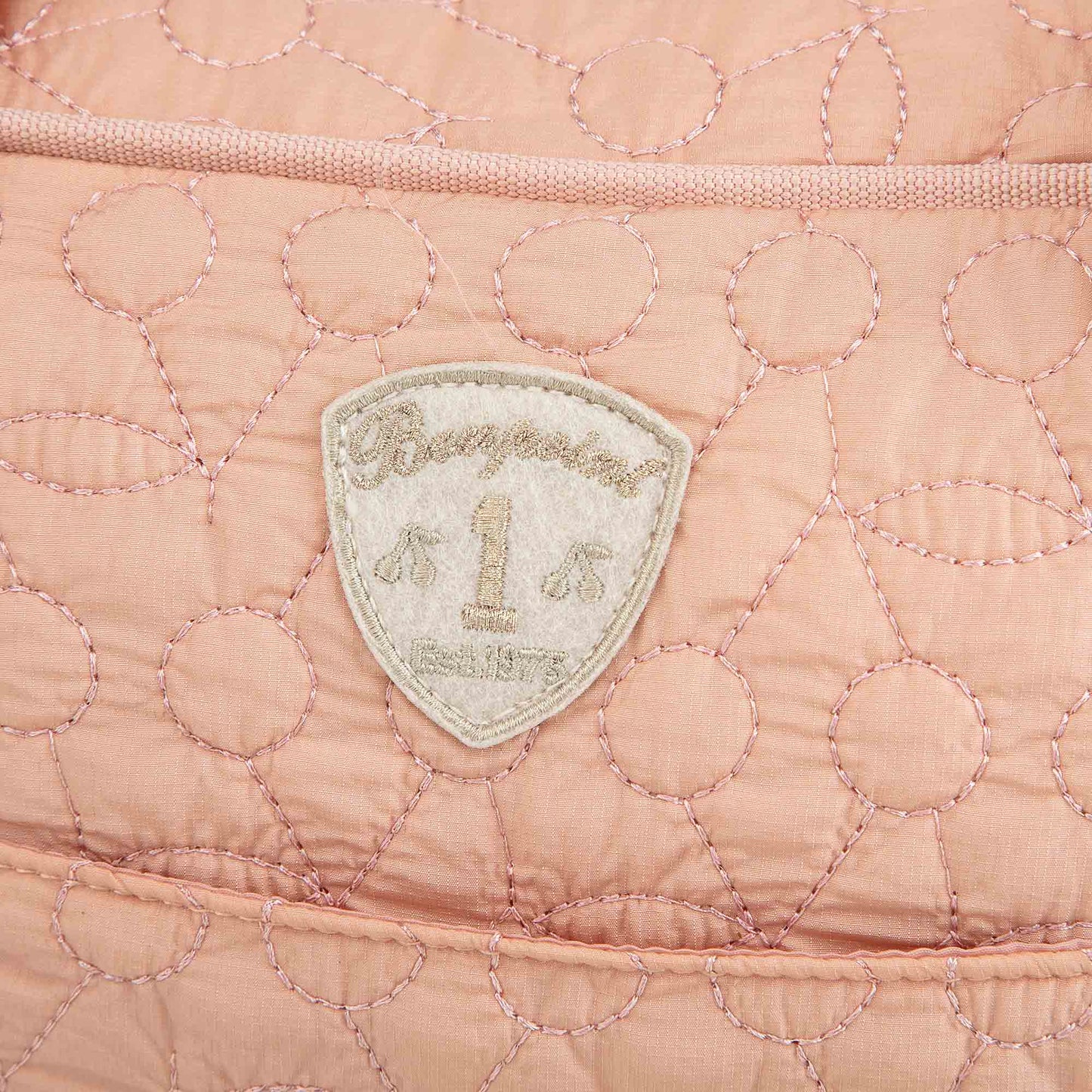 女童玫瑰粉色手提包(34x22x11cm)