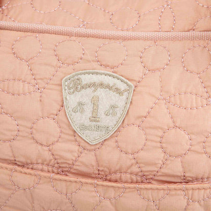 女童玫瑰粉色手提包(34x22x11cm)