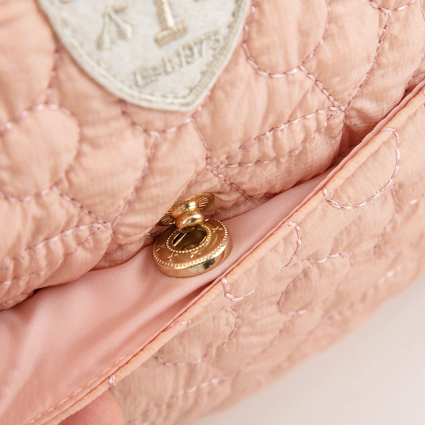 女童玫瑰粉色手提包(34x22x11cm)