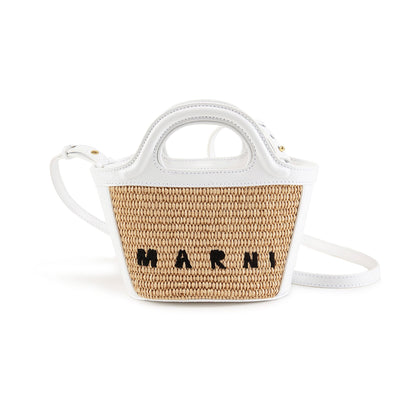 女童米色Logo单肩包