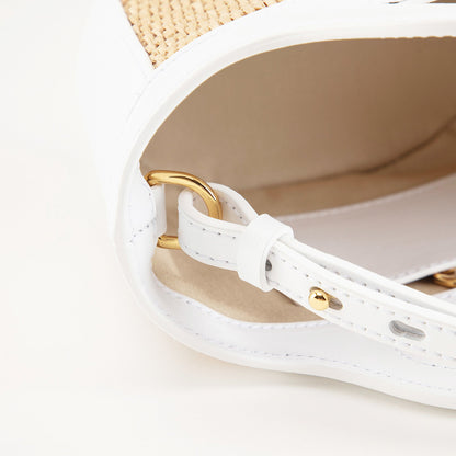 女童米色Logo单肩包