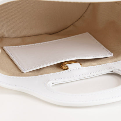 女童米色Logo单肩包