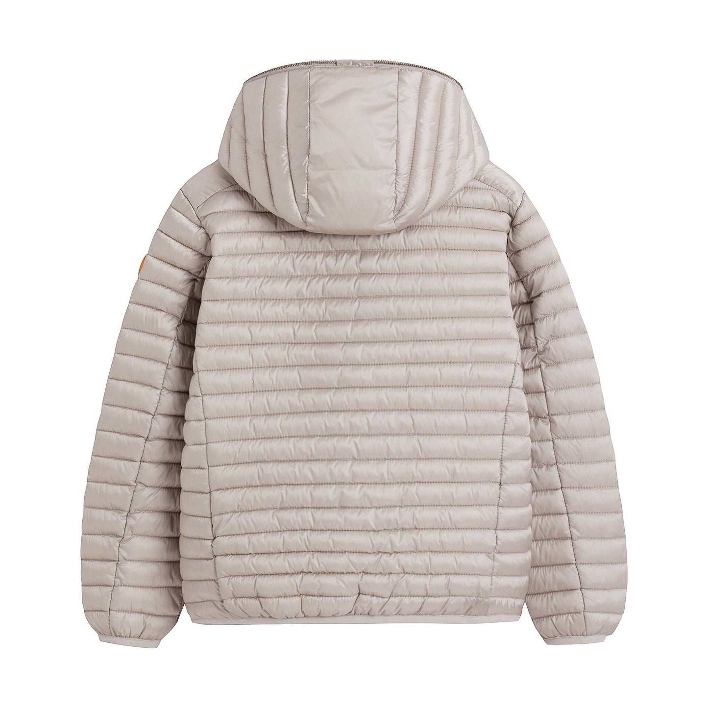 儿童米色连帽棉服
