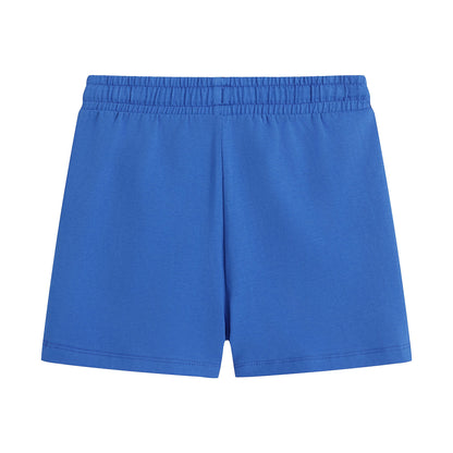 男童蓝色Logo棉短裤