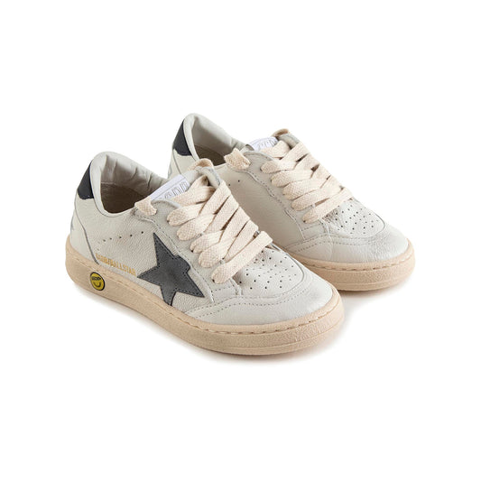 儿童白色"BALLSTAR"板鞋