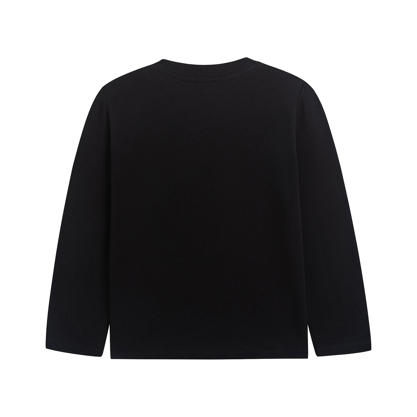 女婴黑色棉套装