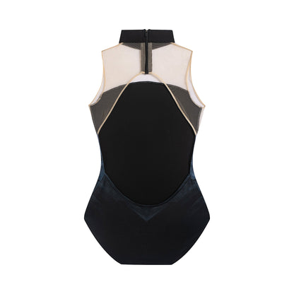 女童黑色芭蕾舞连体衣