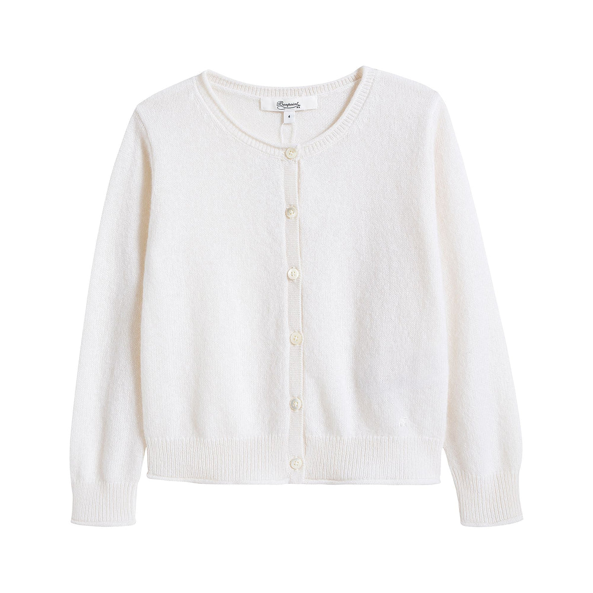 Boys & Girls Off White Cardigan