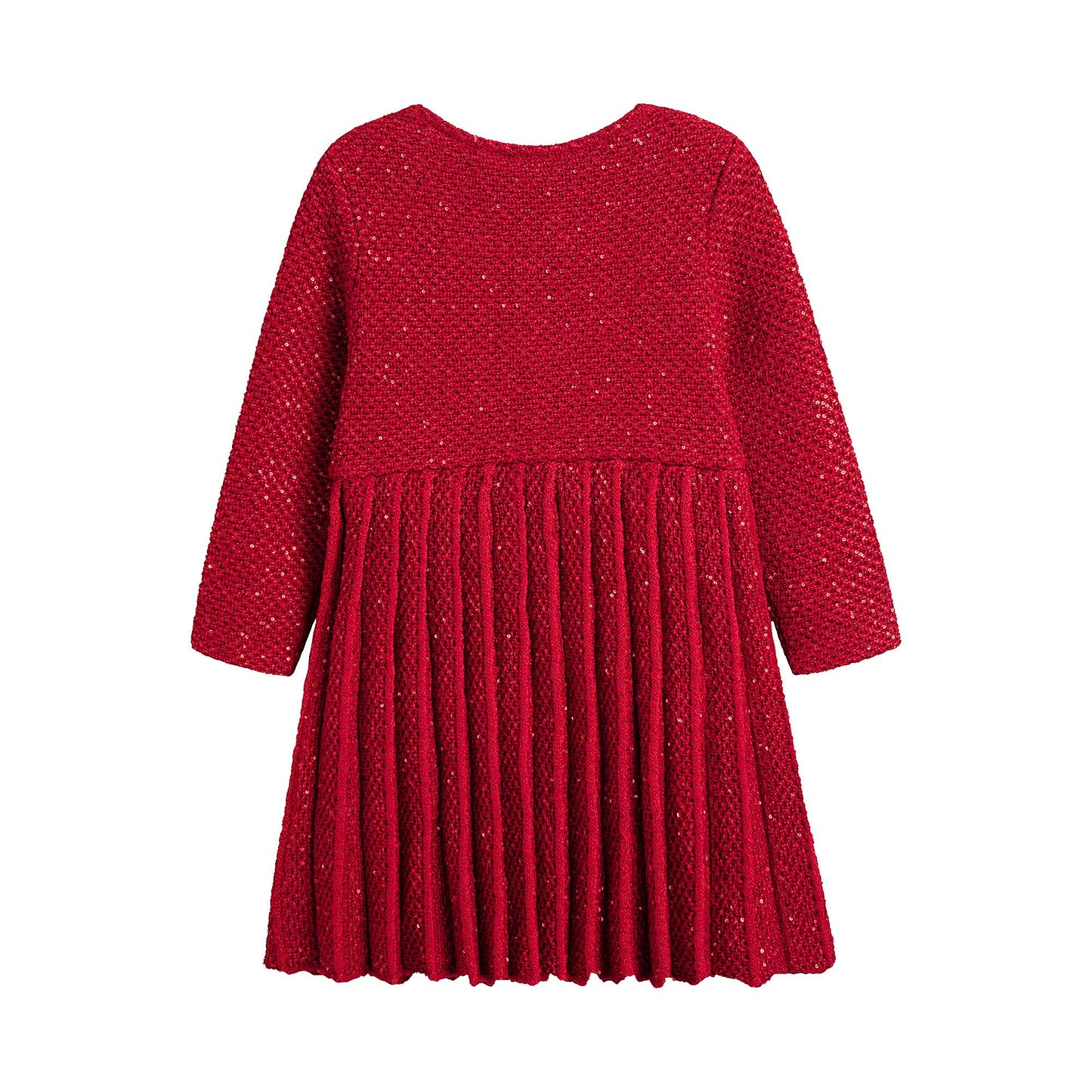 女童红色连衣裙