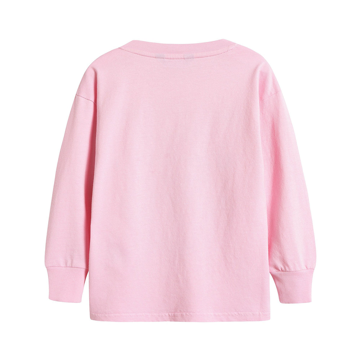 Girls Pink Languages Cotton Top