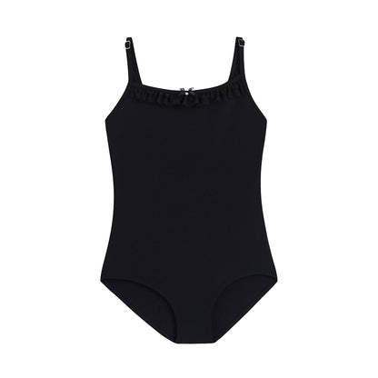 女童黑色芭蕾舞连体衣