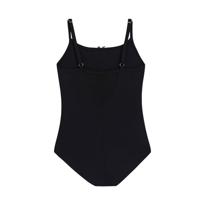 女童黑色芭蕾舞连体衣