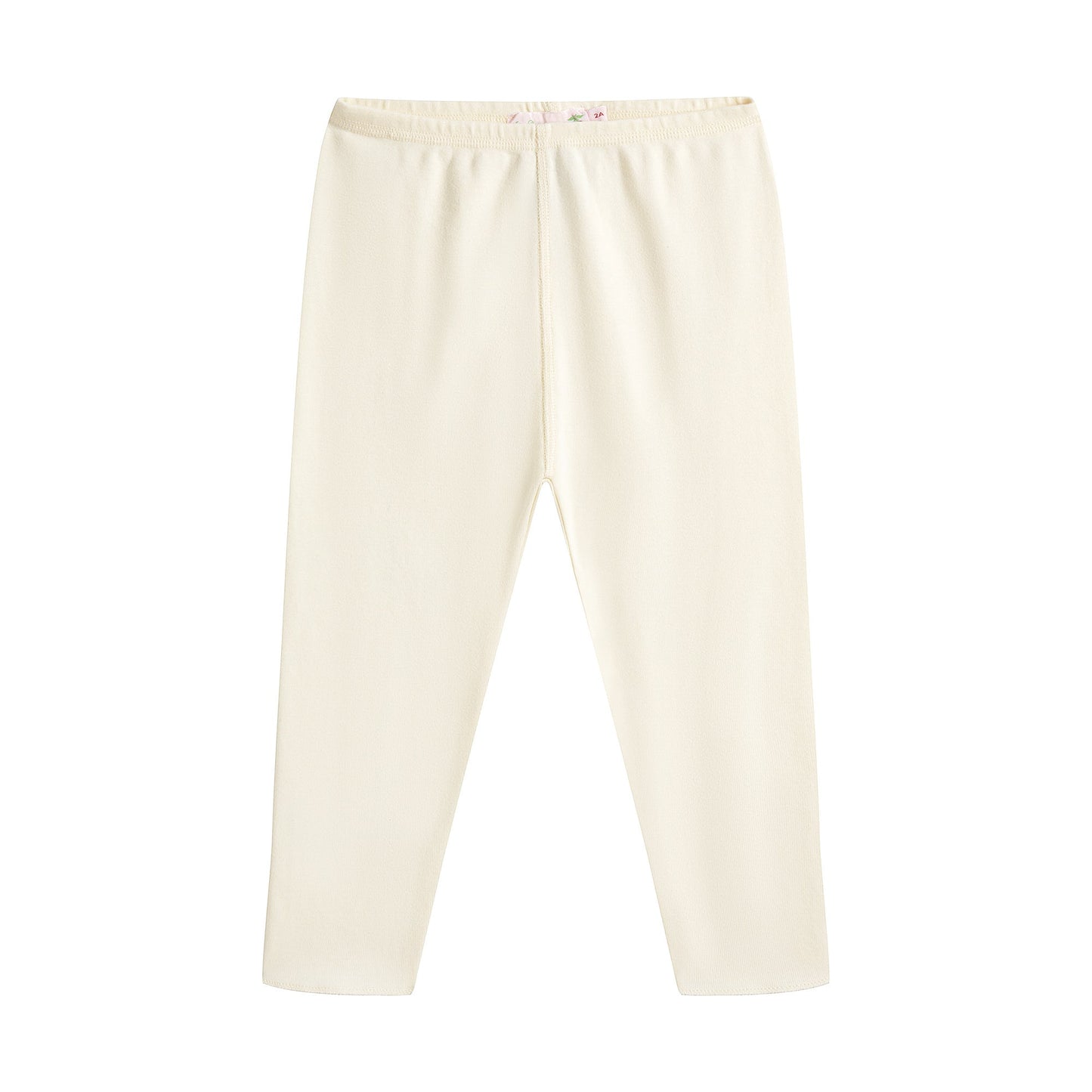 婴儿浅黄色棉打底裤