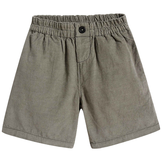 Boys & Girls Light Green Cotton Shorts