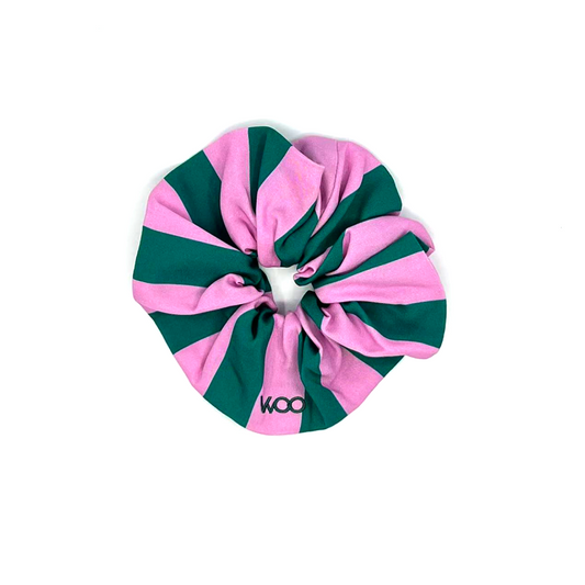 粉色&绿色条纹发圈