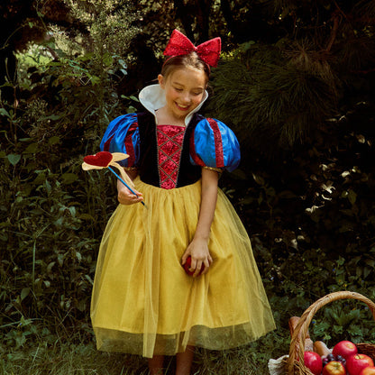 女童红色白雪公主闪光发箍