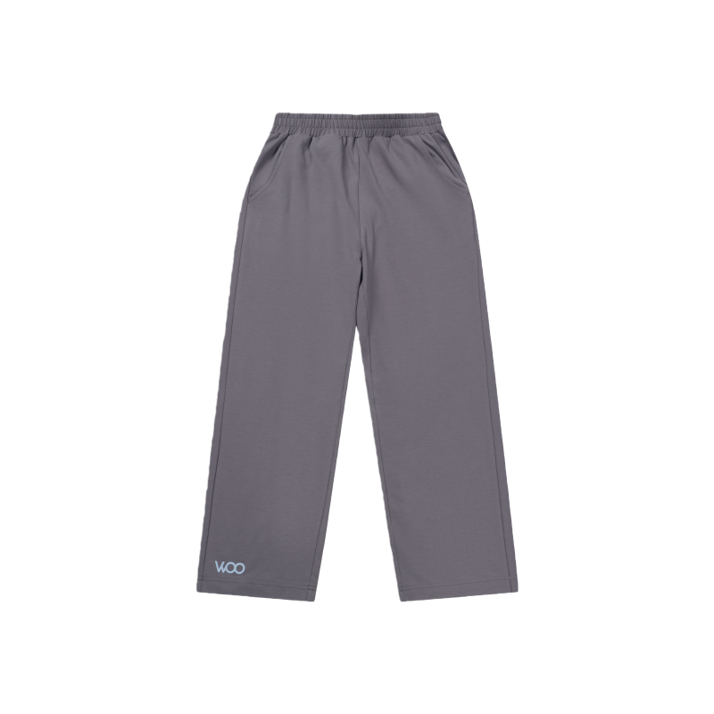 亲子款灰色噗噗棉长裤