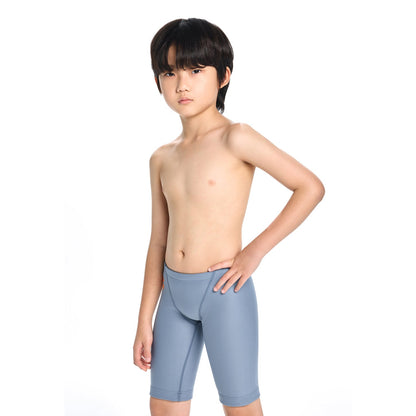 男童浅蓝色专业泳裤