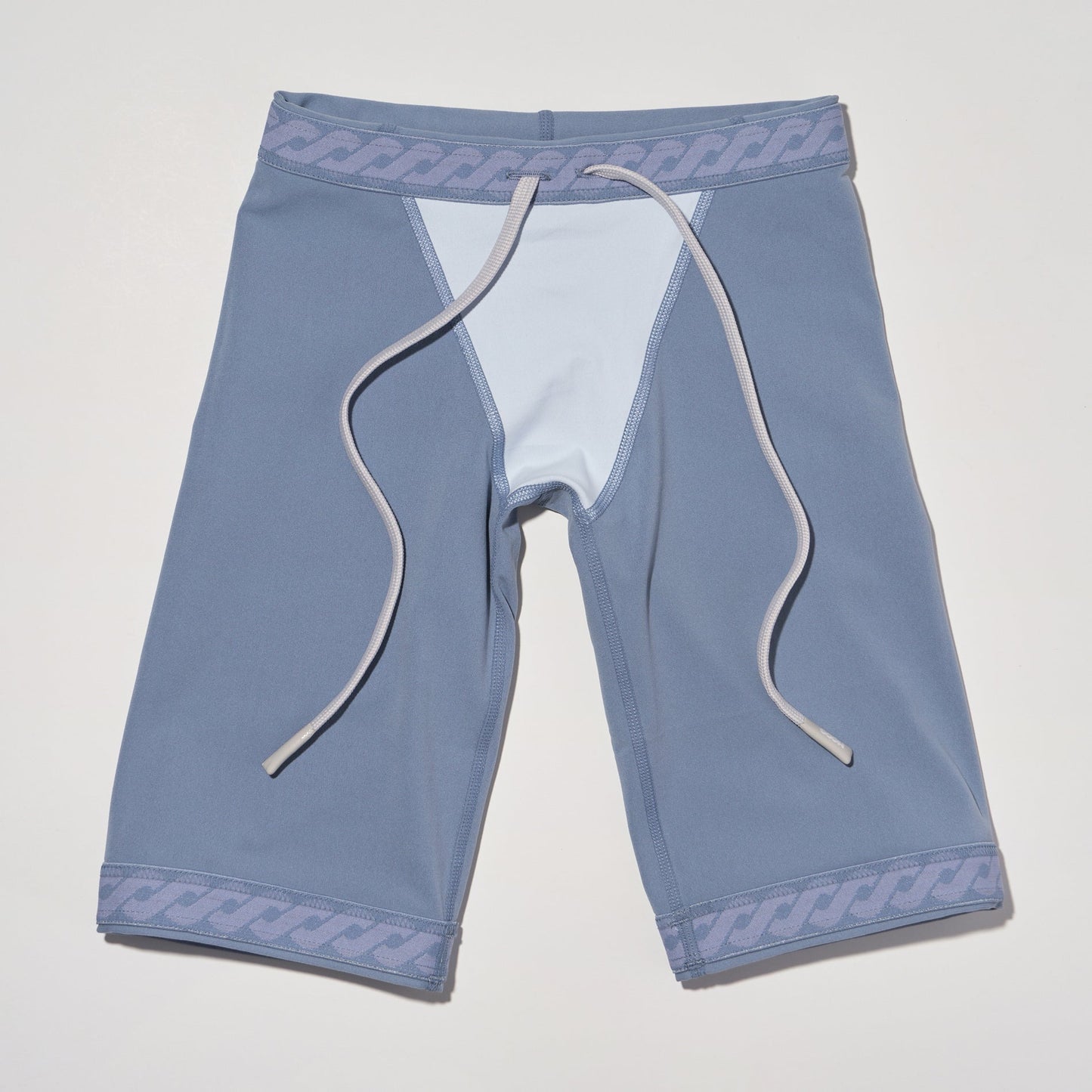 男童浅蓝色专业泳裤