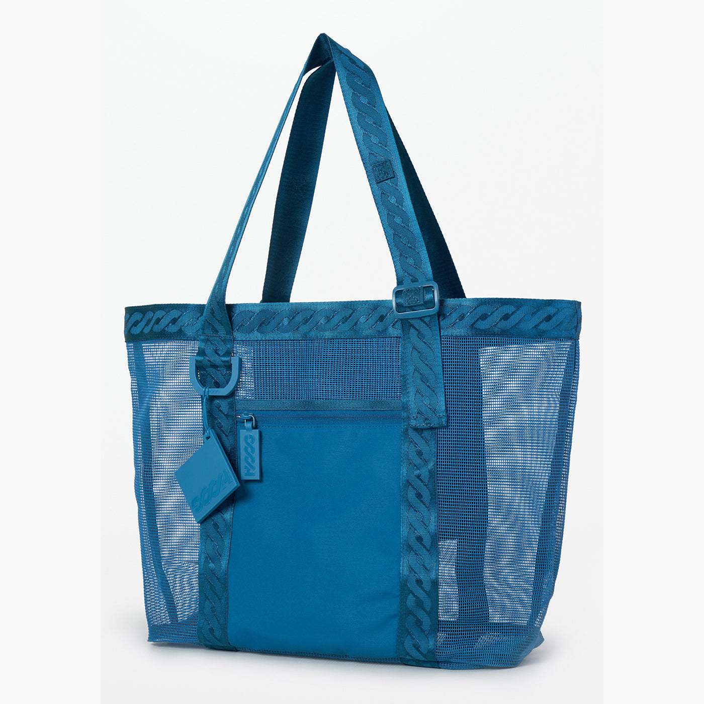 孔雀蓝色手提游泳包(36x39x13.5cm)