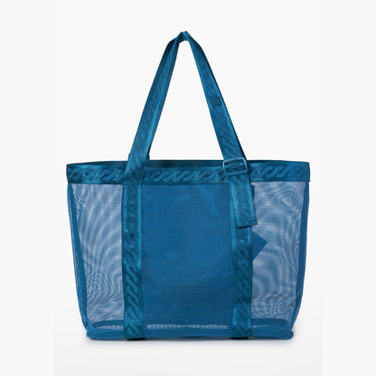 孔雀蓝色手提游泳包(36x39x13.5cm)