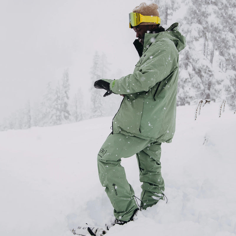 男士绿色滑雪裤