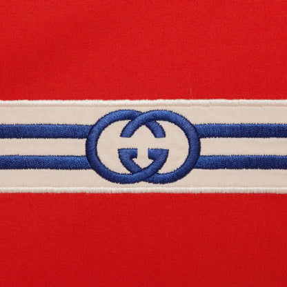 女童红色Logo棉连衣裙