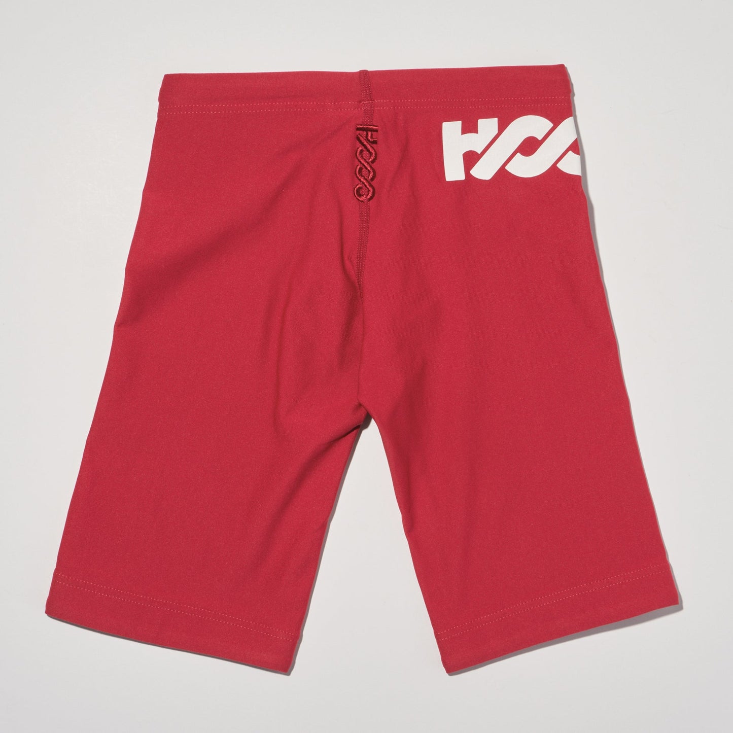 男童红色专业泳裤