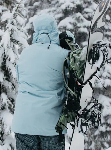 男士浅蓝色滑雪服
