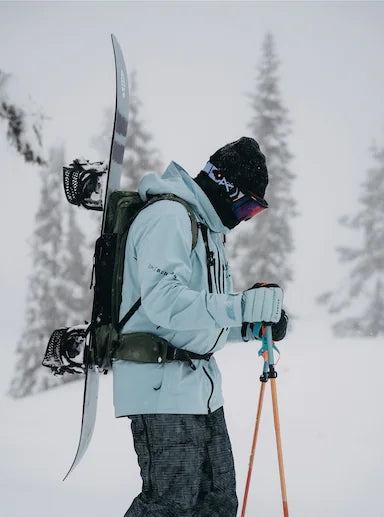 男士浅蓝色滑雪服