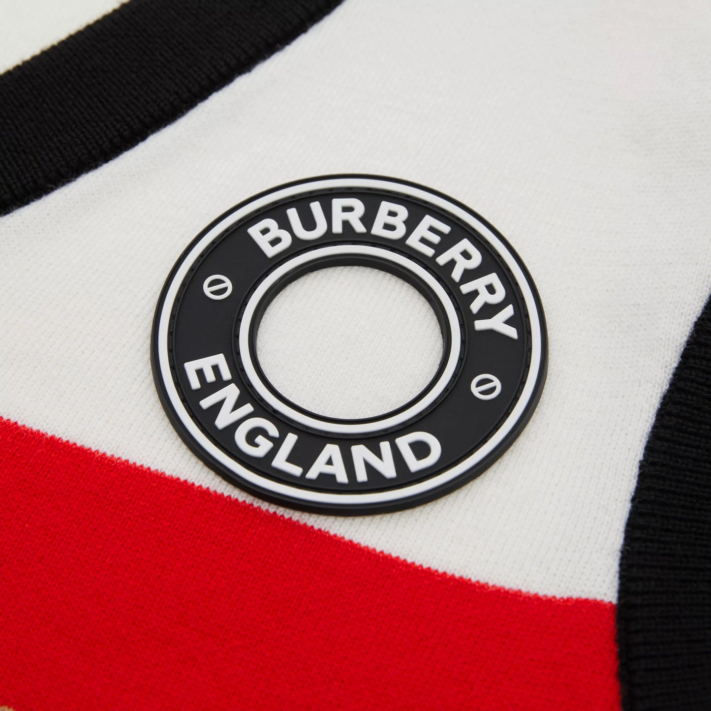 儿童白色条纹羊毛背心