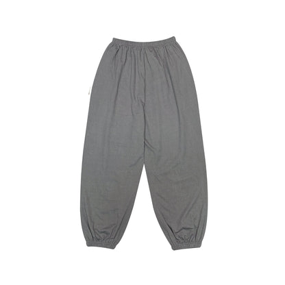 儿童灰色Logo长裤